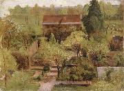 Christian Friedrich Gille Garden oil painting picture wholesale